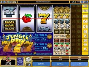 Jungle 7s casino game